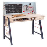 Cilek Trio Medium Study Desk With Unit