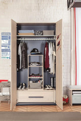 Cilek Trio Capless Wardrobe - Kids Haven