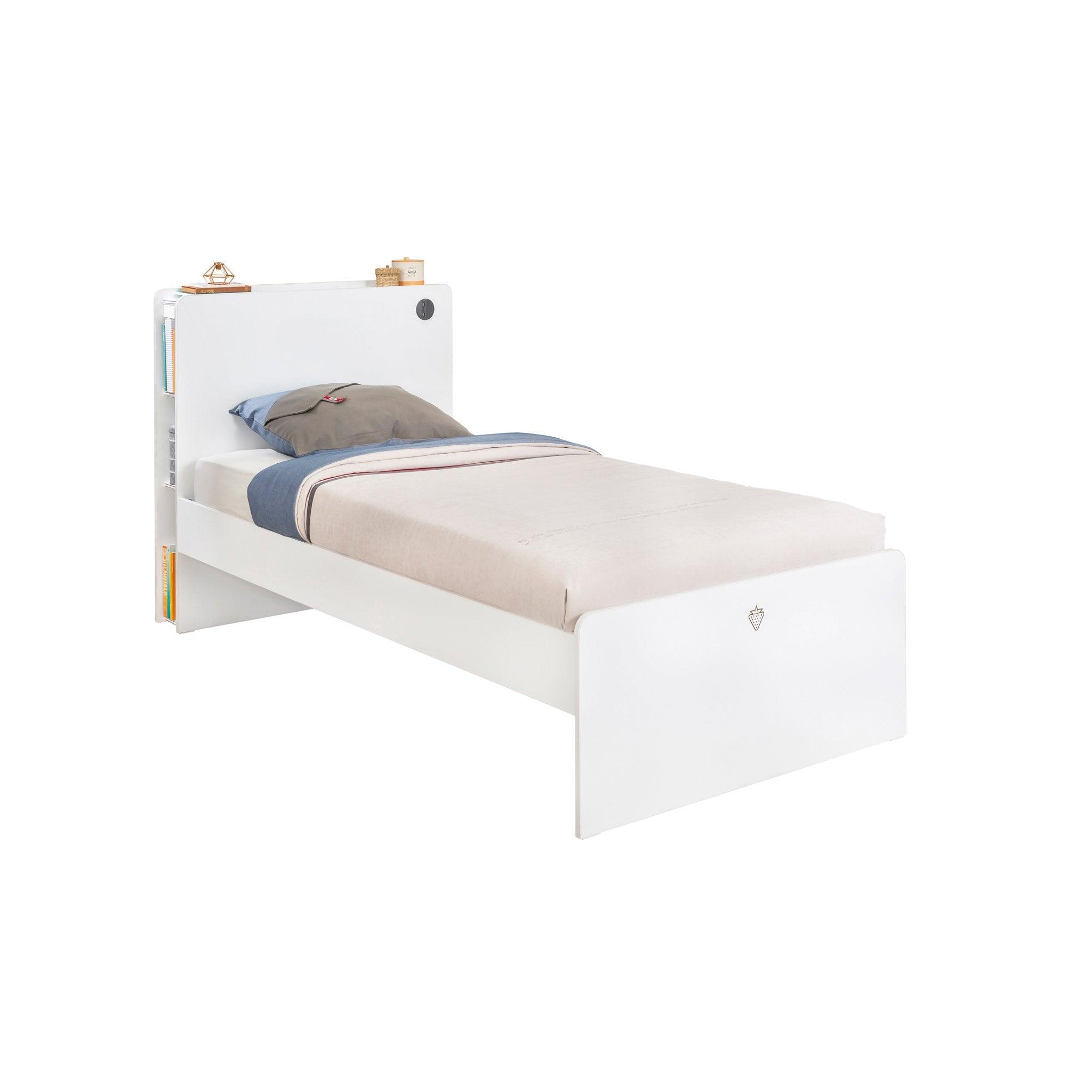 Cilek White Bed (100X200 Cm Or 120X200 Cm - With Pull Out Options)