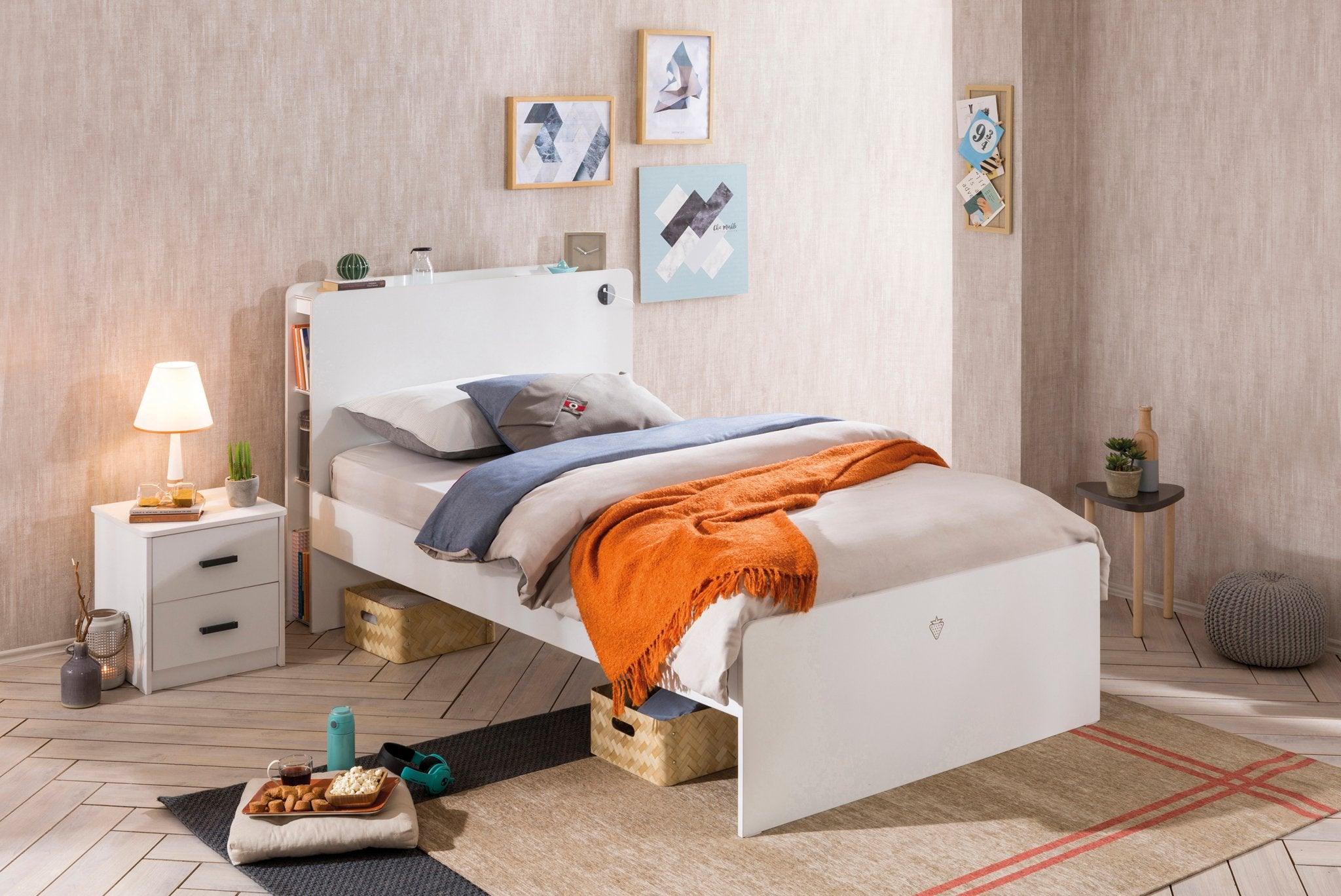 Cilek White Bed (100X200 Cm Or 120X200 Cm) - Kids Haven