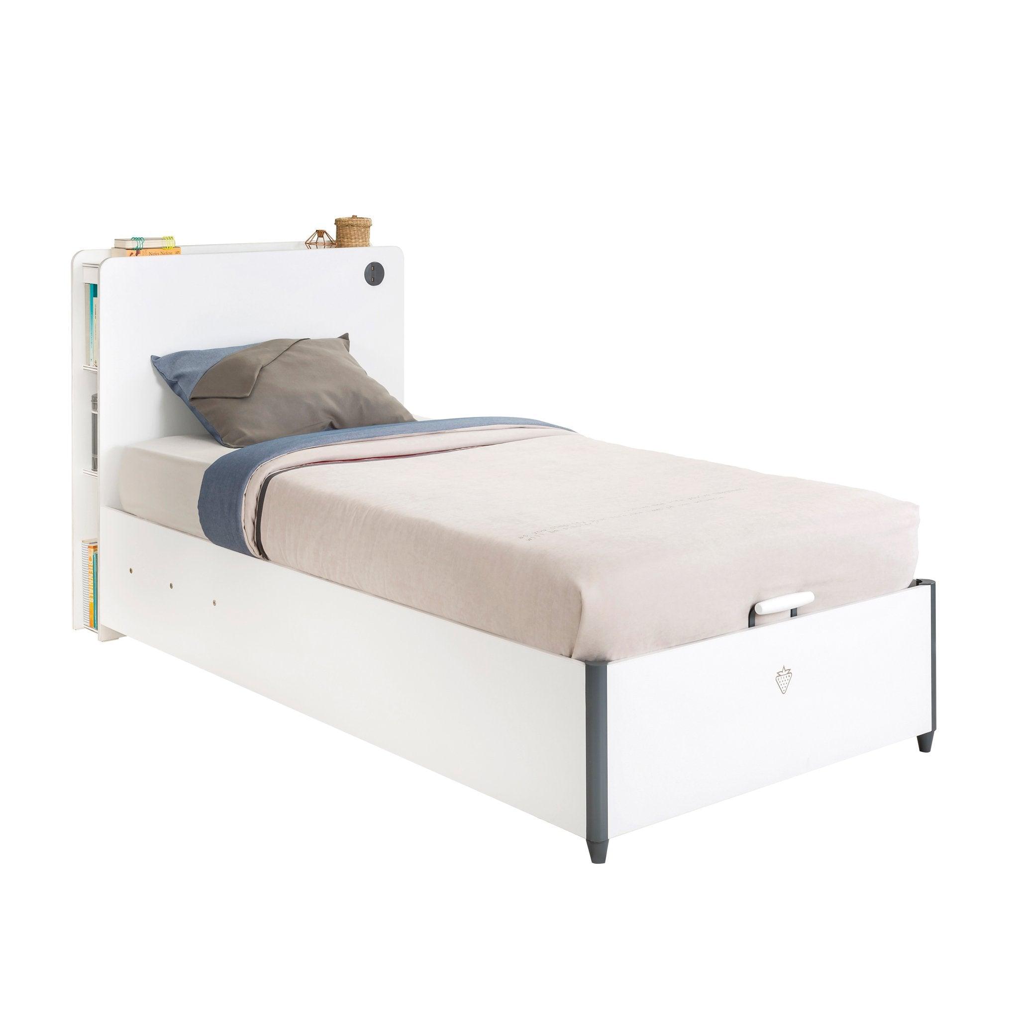 Cilek White Storage Bed  (100X200 Cm)