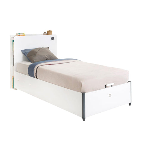 Cilek White Storage Bed  (100X200 Cm)