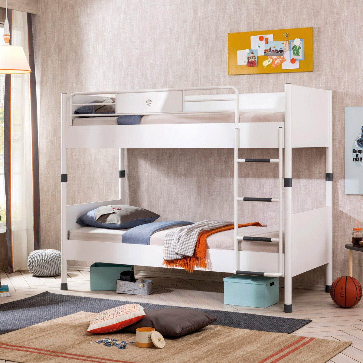 Cilek White Bunk Bed (90X200 Cm) - Kids Haven