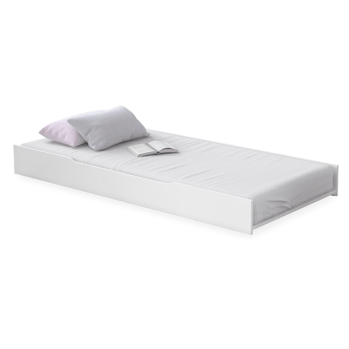 Cilek Rustic White Pull Out Bed (100X200 Cm) - Kids Haven