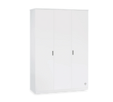 Cilek White 3 Doors Line Wardrobe