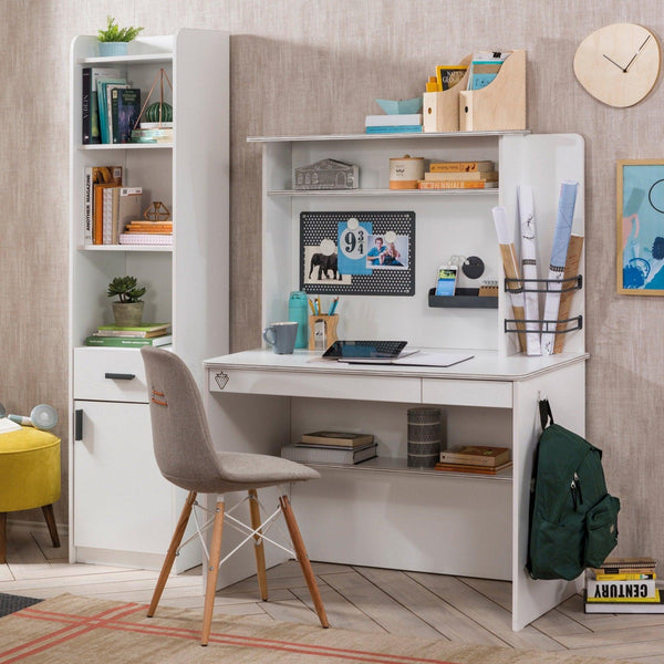 White desk for study sale