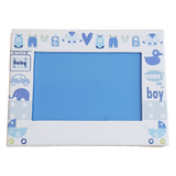 C&F Wooden Baby Boy Plain Photo Frame