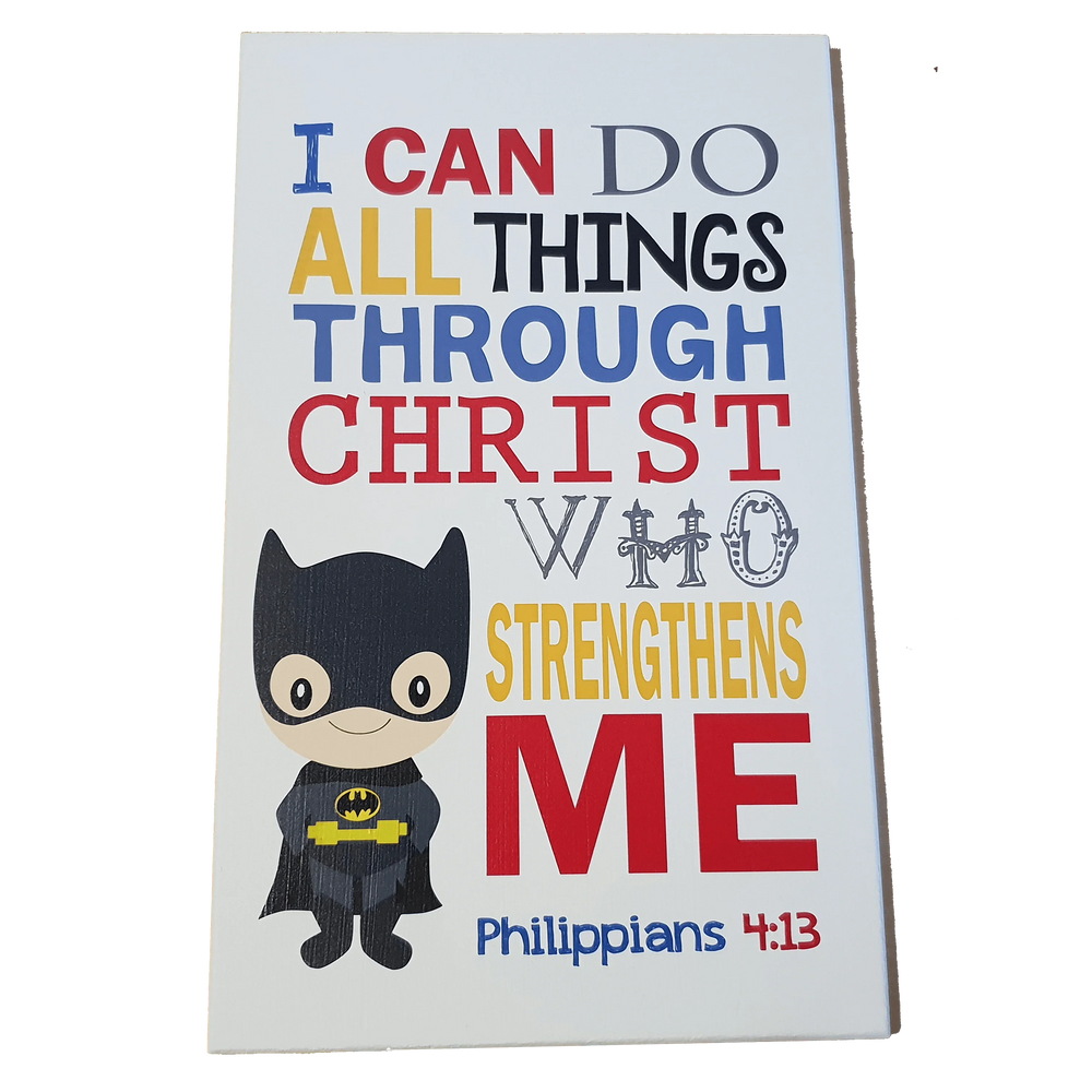 C&F Wooden Batman Quote Plaque