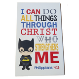 C&F Wooden Batman Quote Plaque