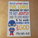 C&F Wooden Captain America Quote Plaque - Kids Haven