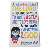 C&F Wooden Captain Girl Quote Plaque
