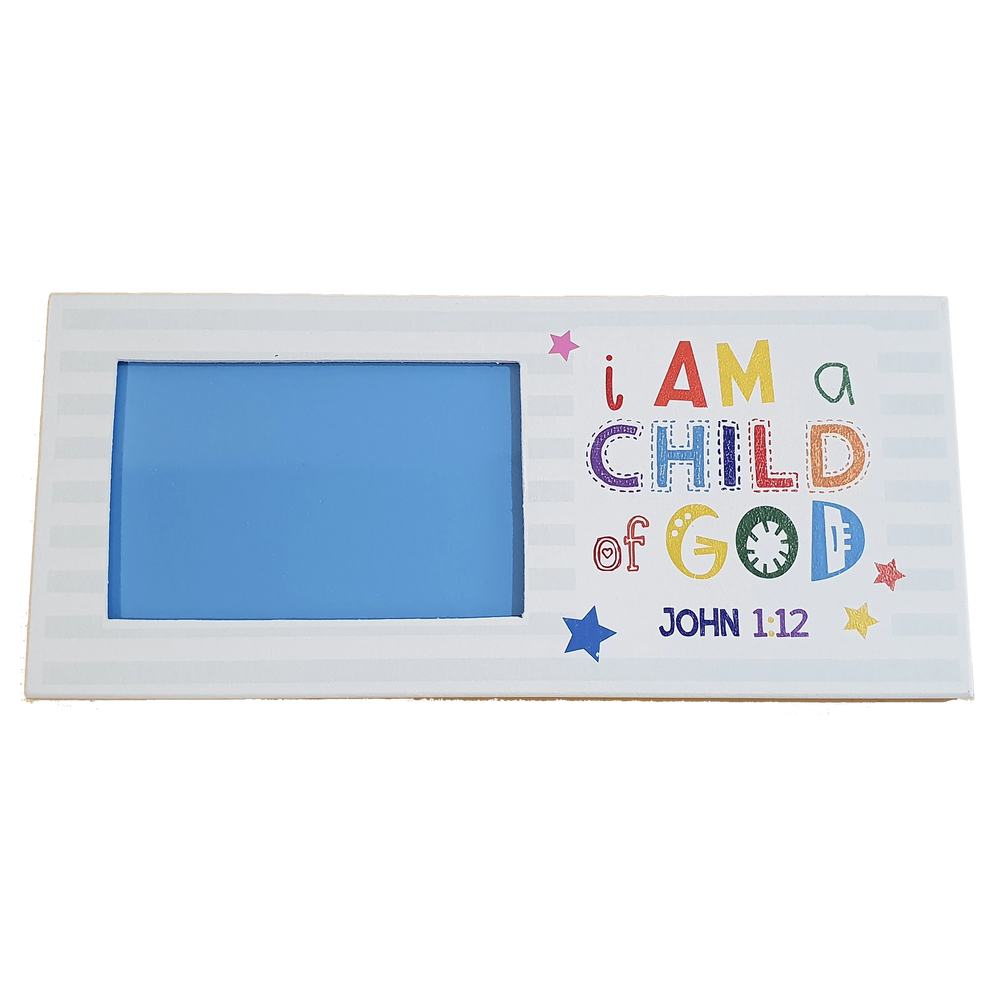 C&F Wooden Child of God (Boy) Plain Photo Frame