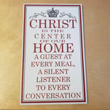 C&F Wooden Christ Is The Center Quote Plaque - Kids Haven