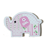 C&F Wooden Girl Elephant Character