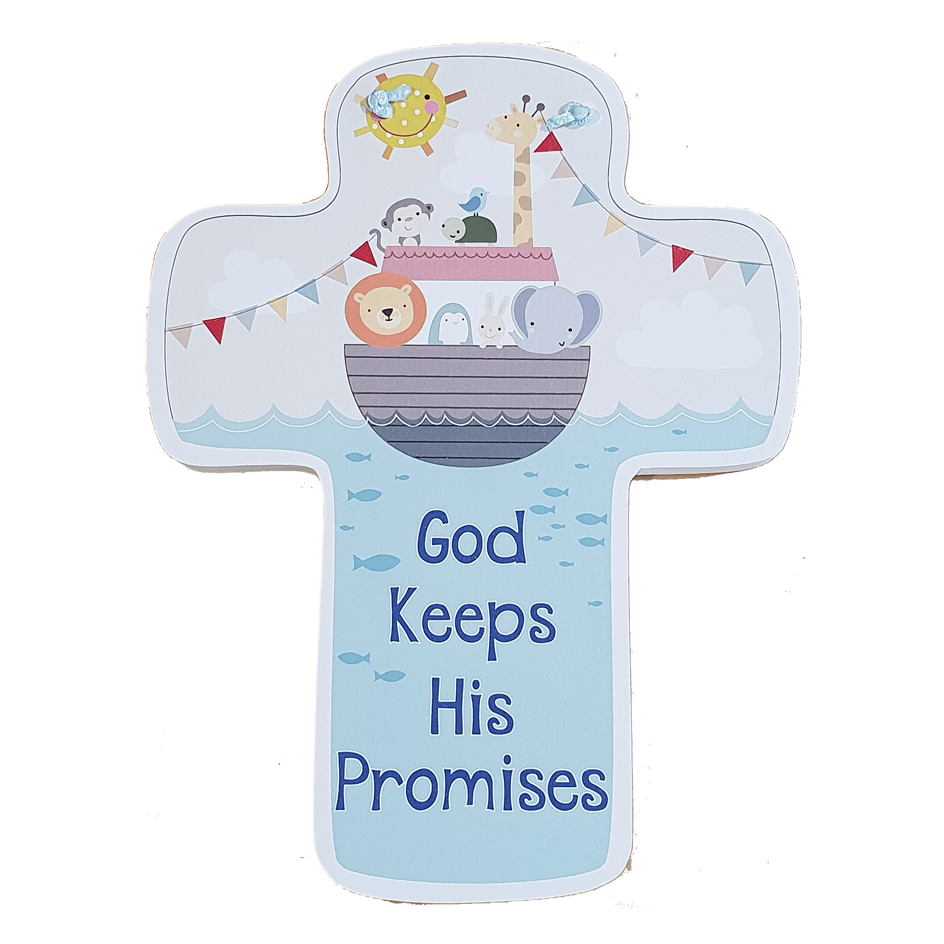 C&F Wooden God Keep His Promises Fun Plaque