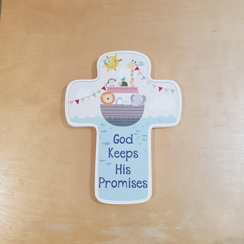 C&F Wooden God Keep His Promises Fun Plaque - Kids Haven