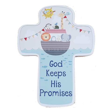 C&F Wooden God Keep His Promises Fun Plaque