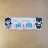 C&F Wooden Happy Forest Rectangle Name Plate - Kids Haven
