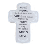 C&F Wooden Home Cross Fun Plaque