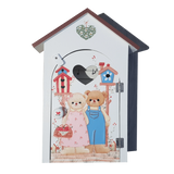 C&F Wooden Large Bear Key Holder Box