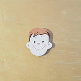 C&F Wooden Little Boy Head Character - Kids Haven