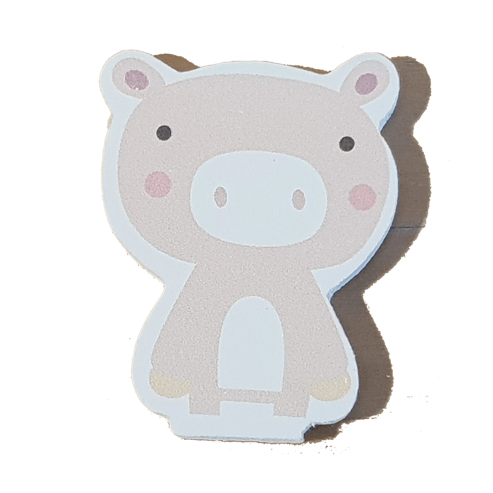 C&F Wooden Little Piglet Character