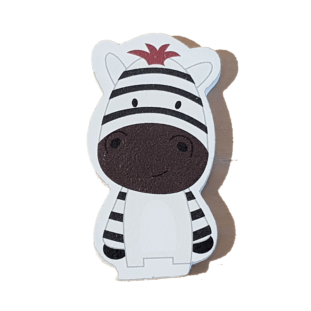 C&F Wooden Little Zebra Character