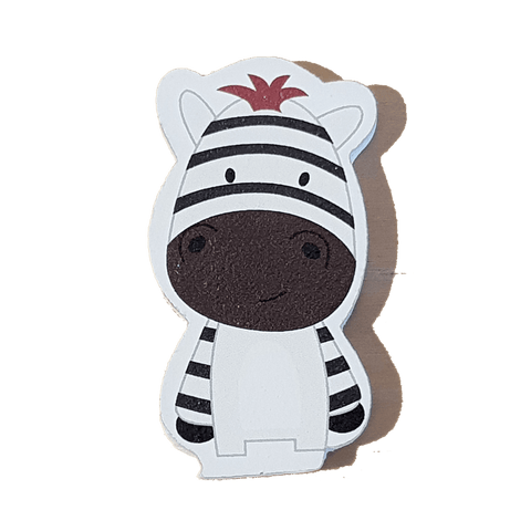 C&F Wooden Little Zebra Character