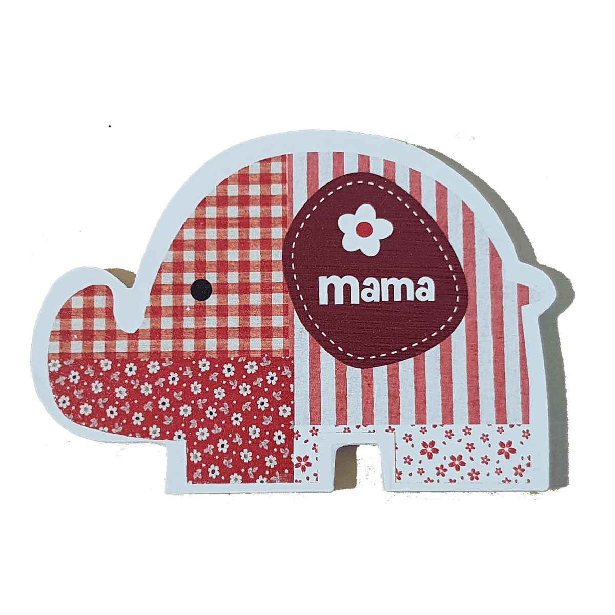 C&F Wooden Mama Elephant Character