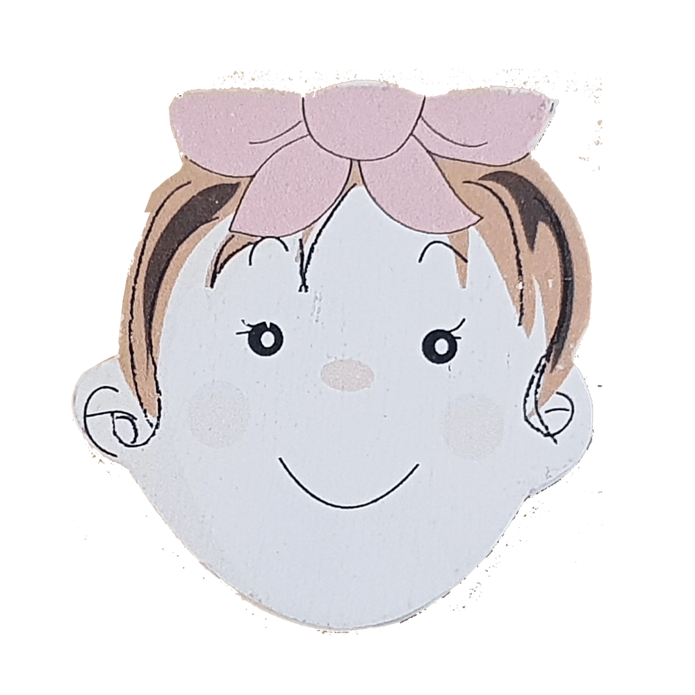 C&F Wooden Mama Head Character