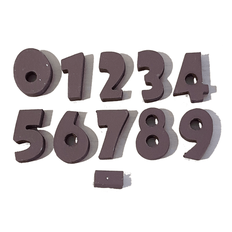 C&F Wooden Number Character