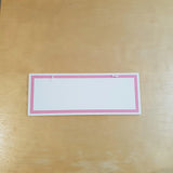 C&F Wooden Pink Border Rectangle Plain Board - Kids Haven