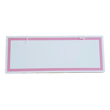 C&F Wooden Pink Border Rectangle Plain Board