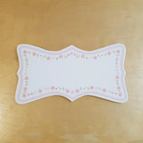 C&F Wooden Pink Flowers Ribbon Plain Board - Kids Haven