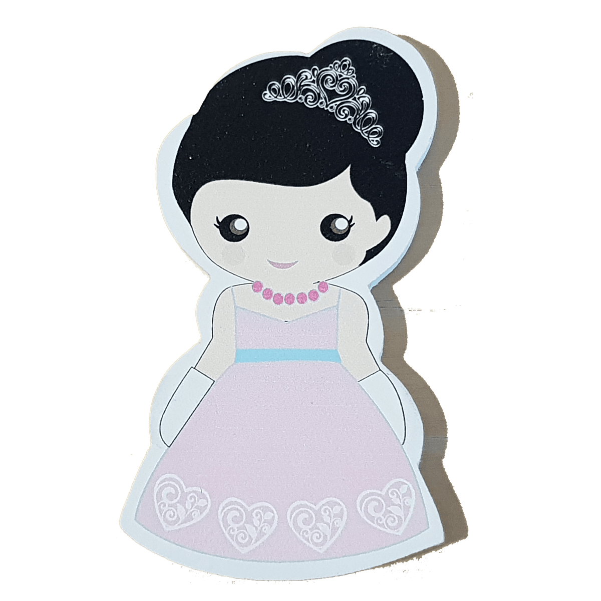 C&F Wooden Princess with Tiara Character