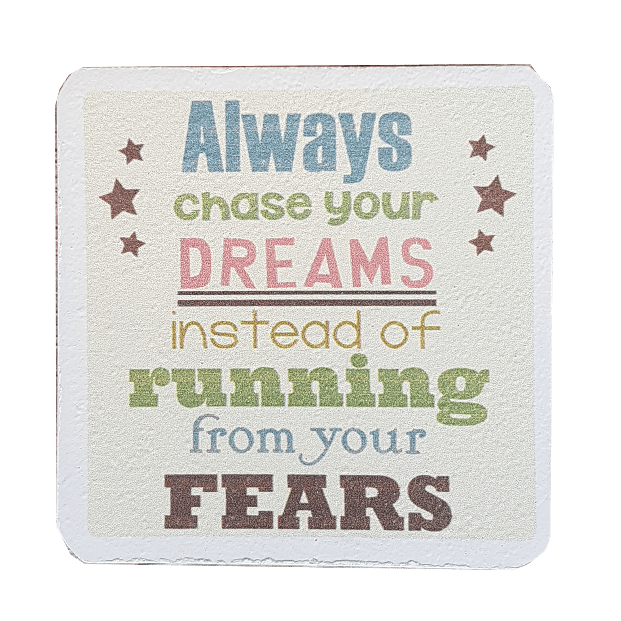 C&F Wooden Quote Magnet - Always Chase Your Dreams