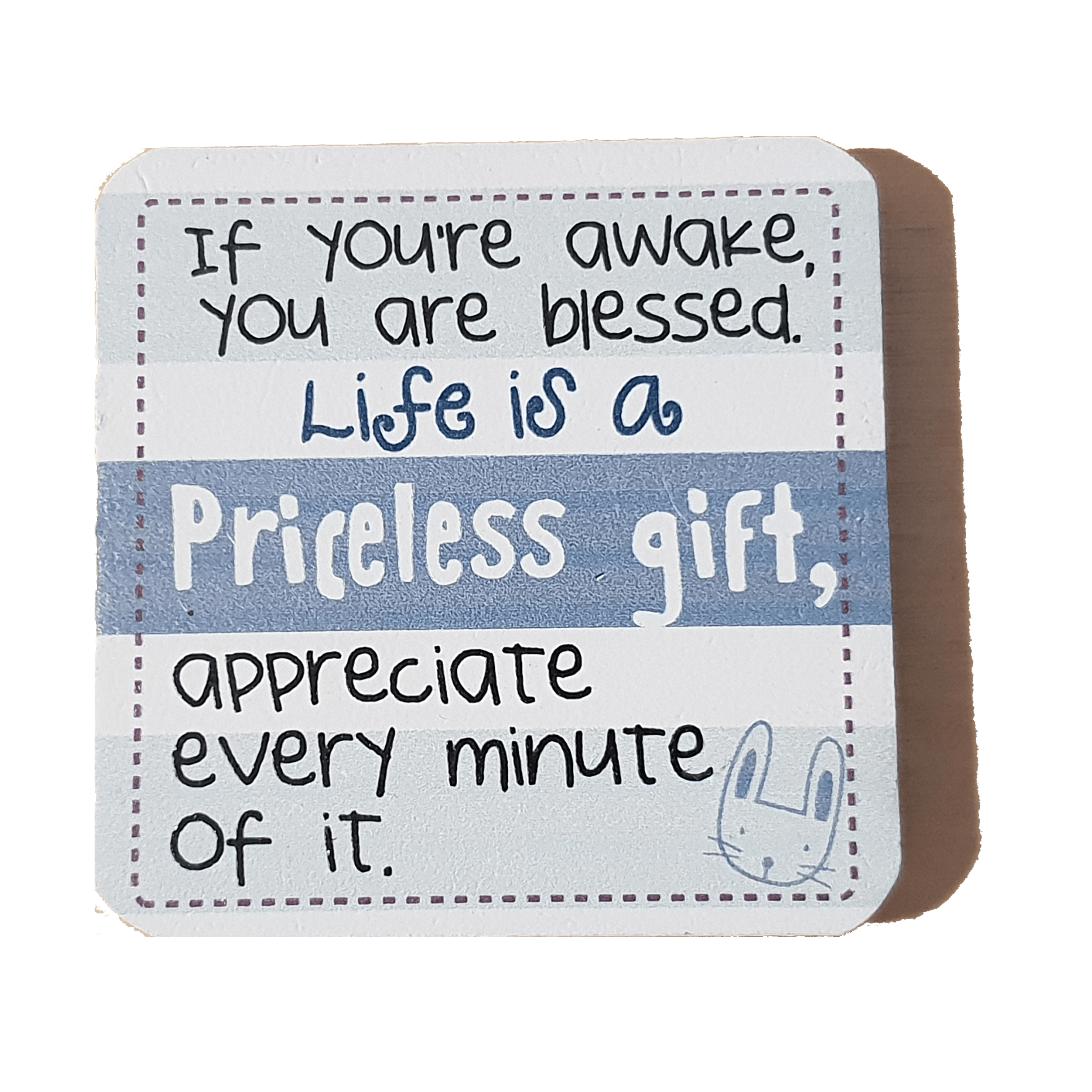 C&F Wooden Quote Magnet - If You Are Awake