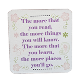 C&F Wooden Quote Magnet - The More You Read