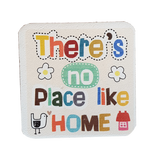 C&F Wooden Quote Magnet - There's No Place Like Home