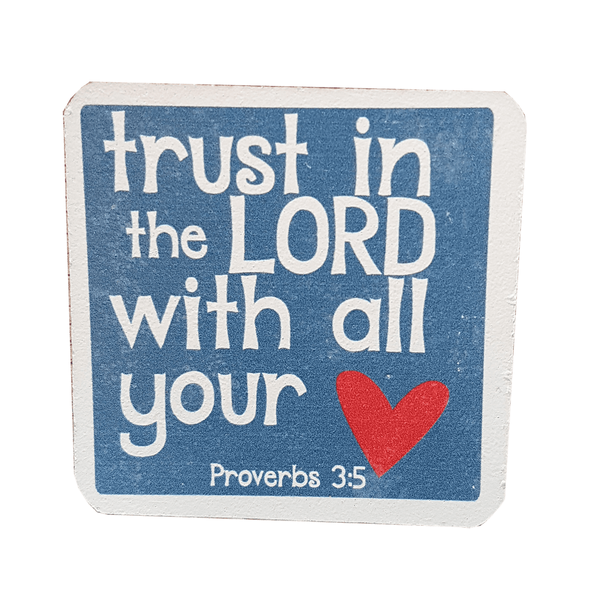 C&F Wooden Quote Magnet - Trust In The Lord