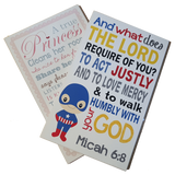 C&F Wooden Quote Plaque - Any 2 Bundle Discount