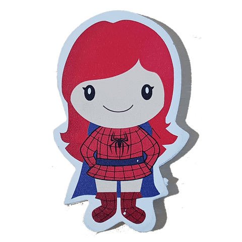 C&F Wooden Spider Girl Character