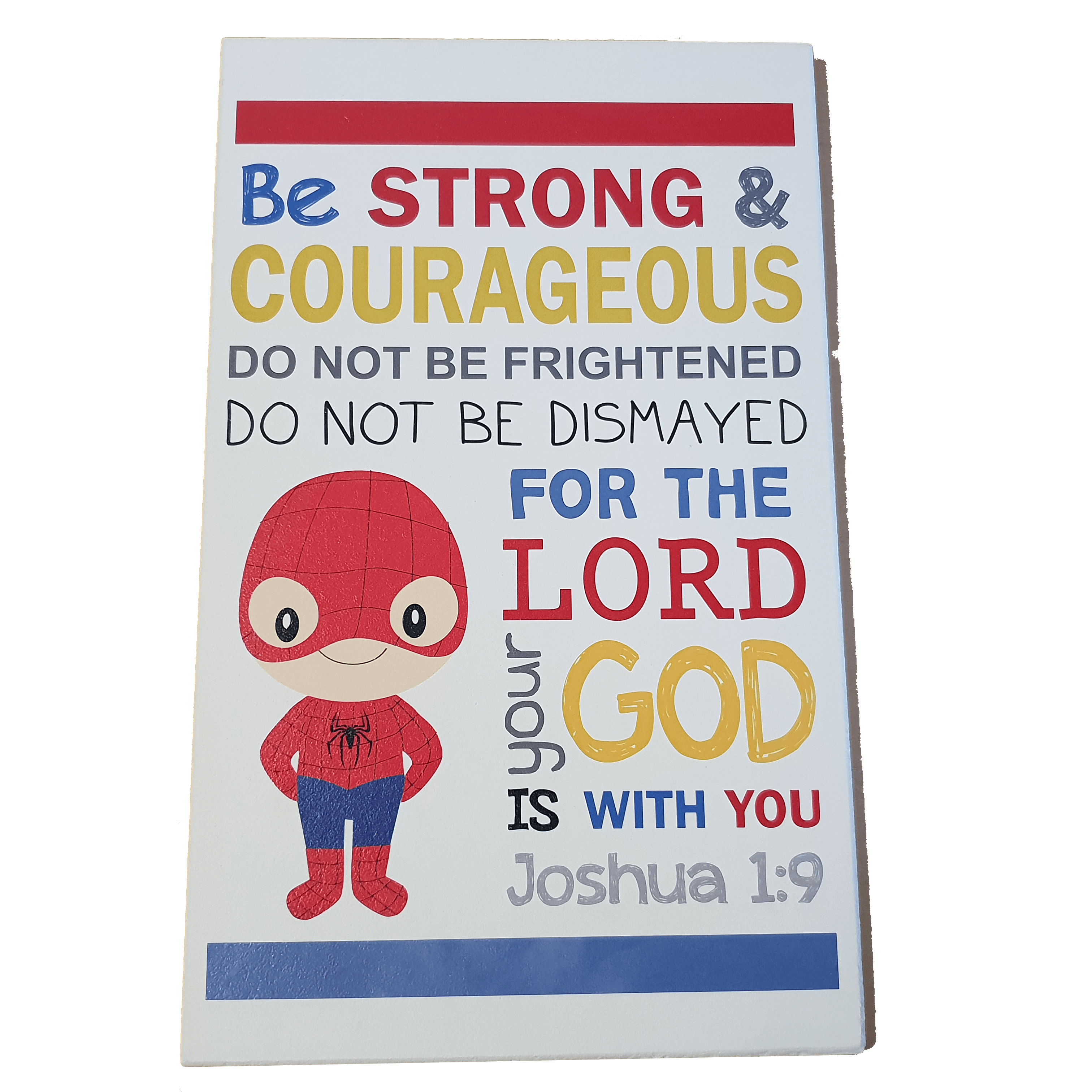 C&F Wooden Spiderman Quote Plaque