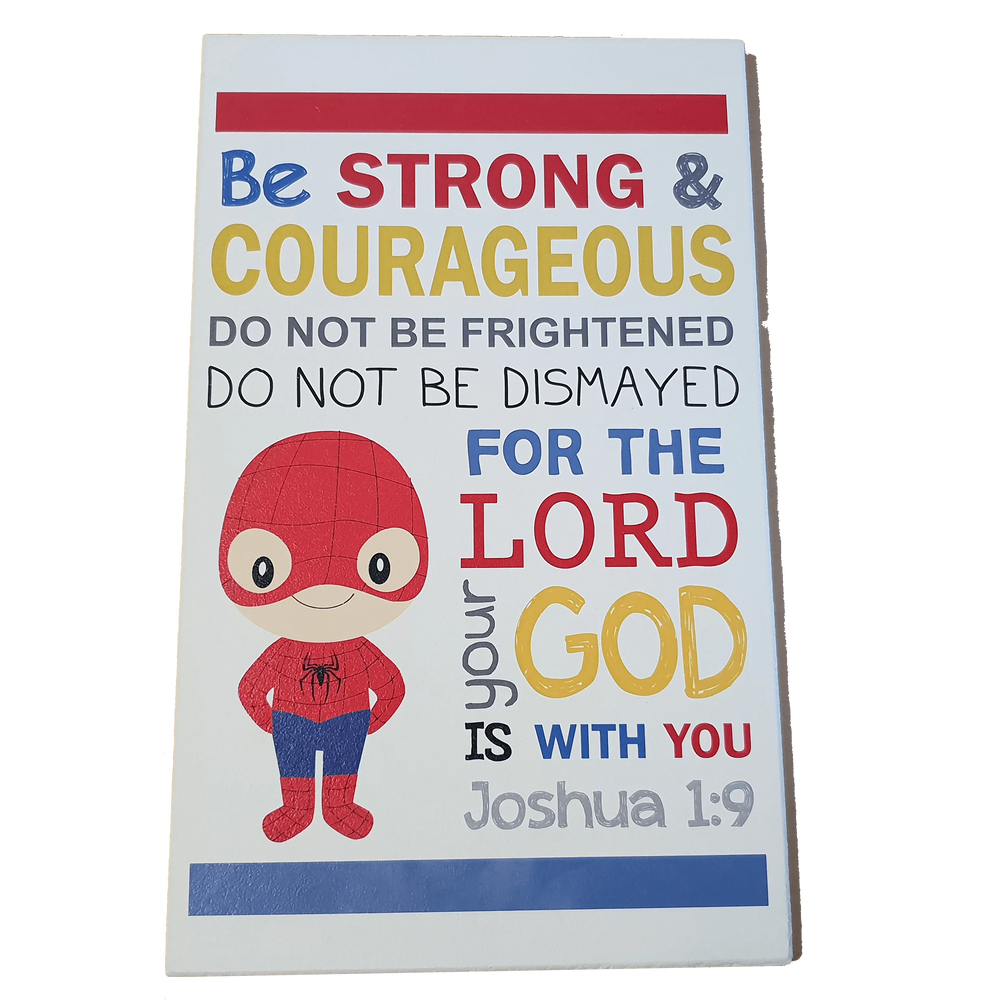 C&F Wooden Spiderman Quote Plaque