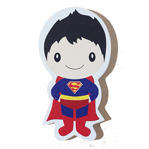C&F Wooden Superman Character