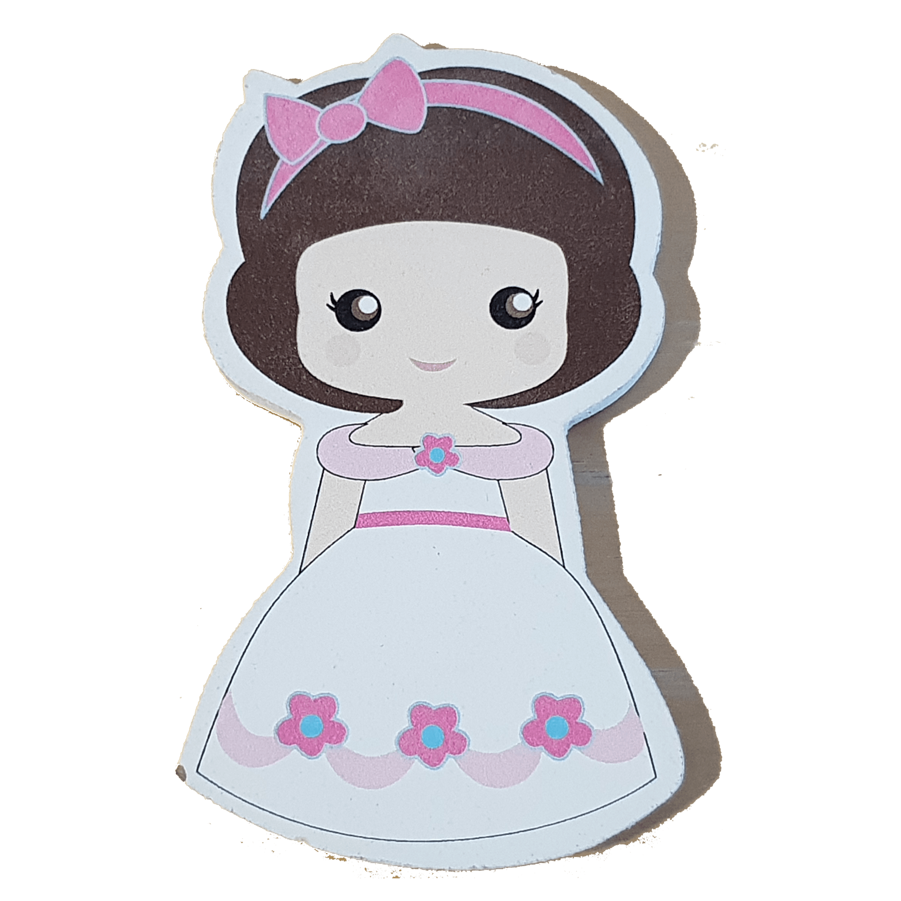 C&F Wooden White Princess Character