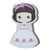 C&F Wooden White Princess Character