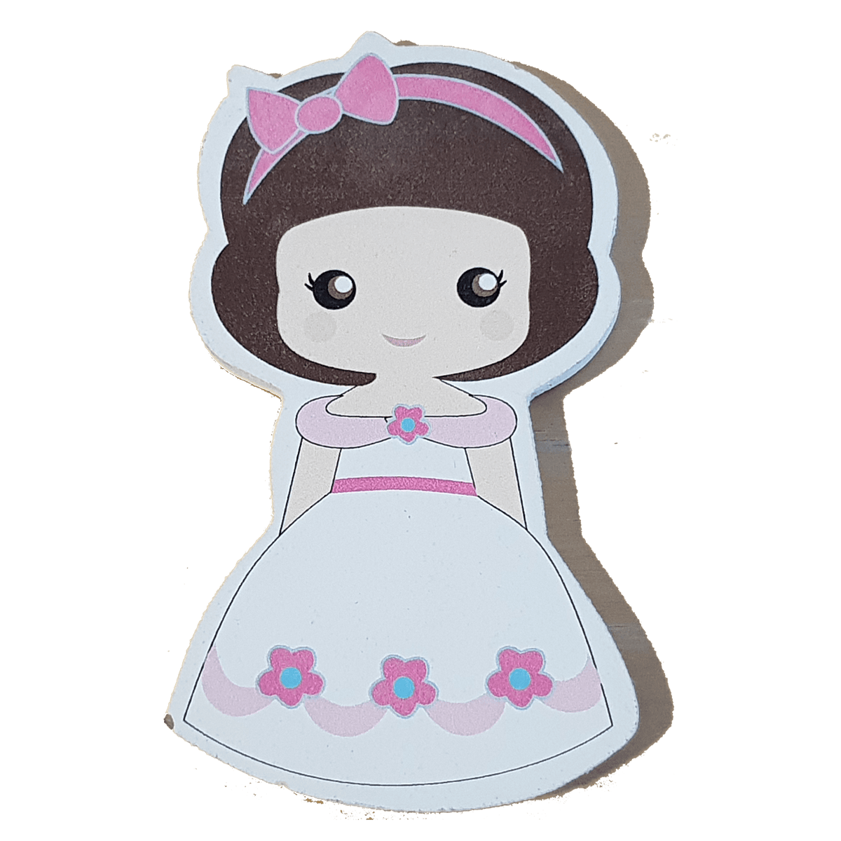 C&F Wooden White Princess Character