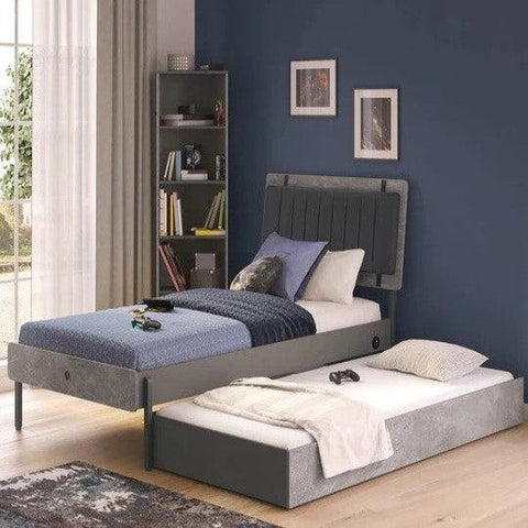 Cilek Space Gray Pull-Out Bed (90X190 Cm) - Kids Haven