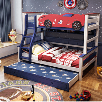 HB Rooms Car Bunk Bed (M06#) - Kids Haven